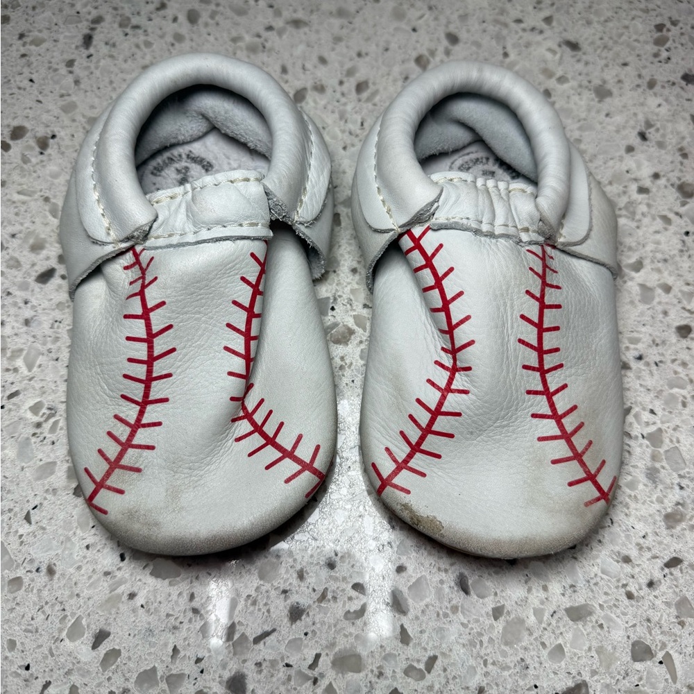 Baseball Stitch Baby Shoes